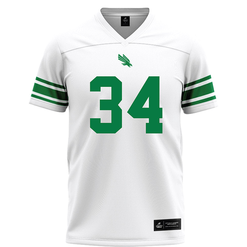 North Texas - NCAA Football : Brenden Reese - White Football Jersey-0