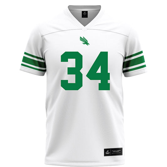 North Texas - NCAA Football : Brenden Reese - White Football Jersey-0