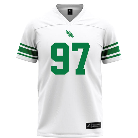 North Texas - NCAA Football : Demetrie Morgan - White Football Jersey-0