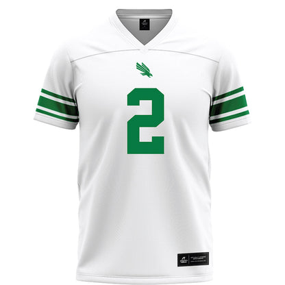 North Texas - NCAA Football : Taye Seymore - White Football Jersey-0