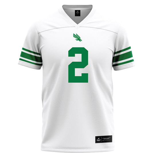 North Texas - NCAA Football : Taye Seymore - White Football Jersey-0