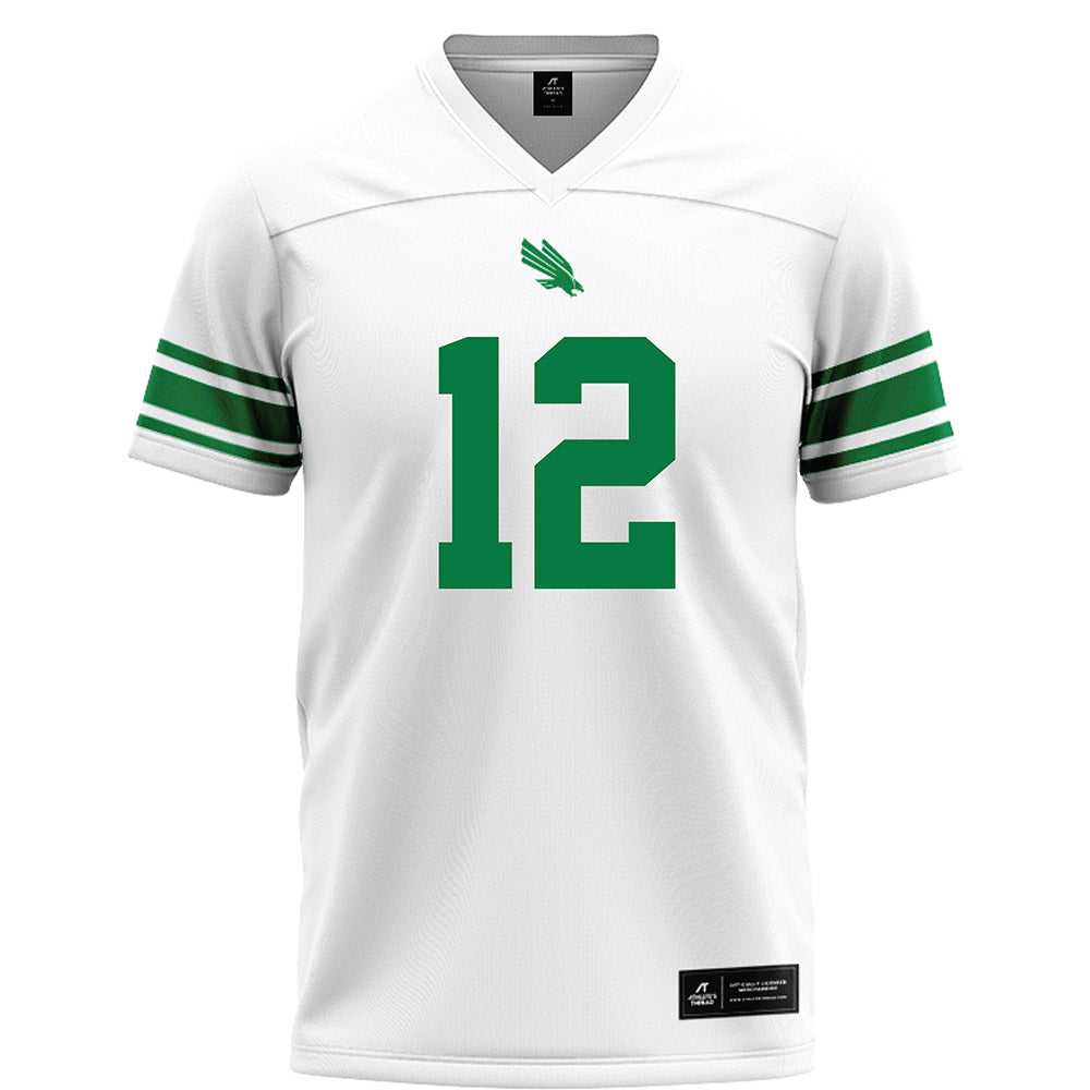 North Texas - NCAA Football : Tyson Wilson - White Football Jersey-0