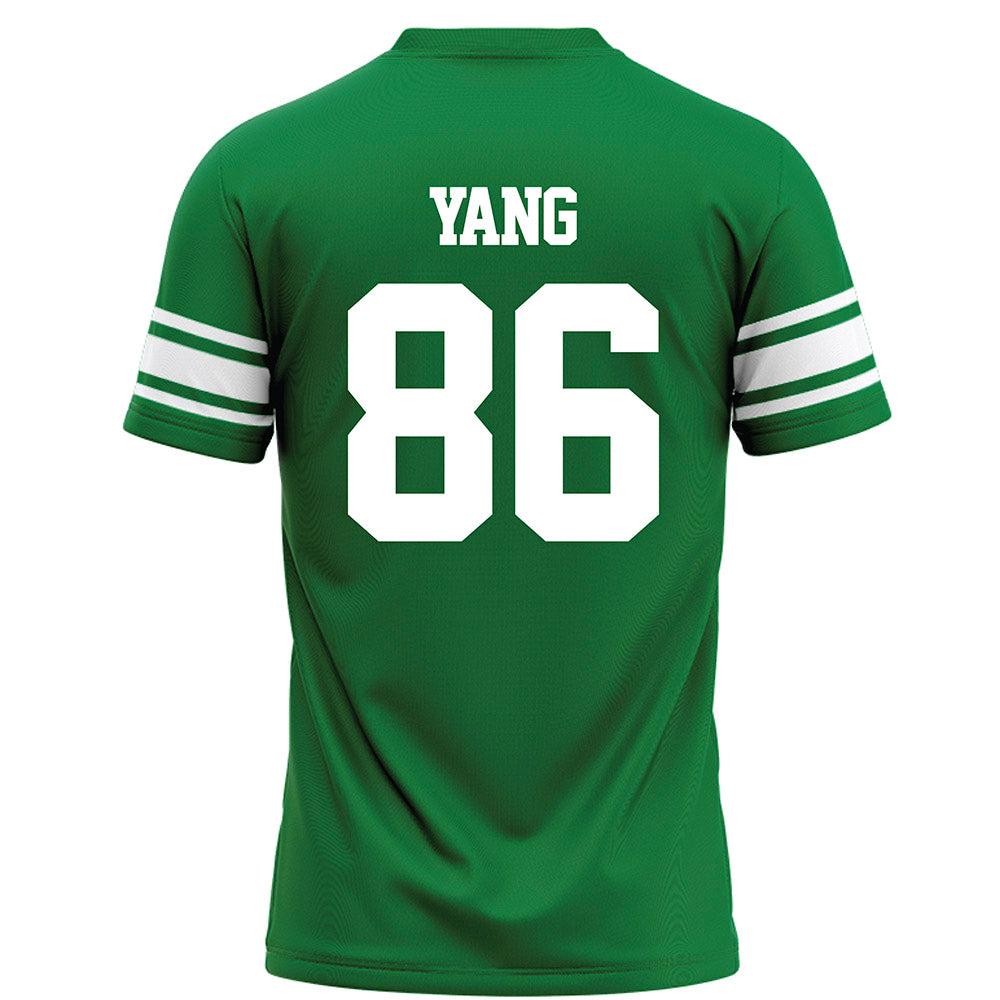 North Texas - NCAA Football : Zach Yang - Green Football Jersey-1