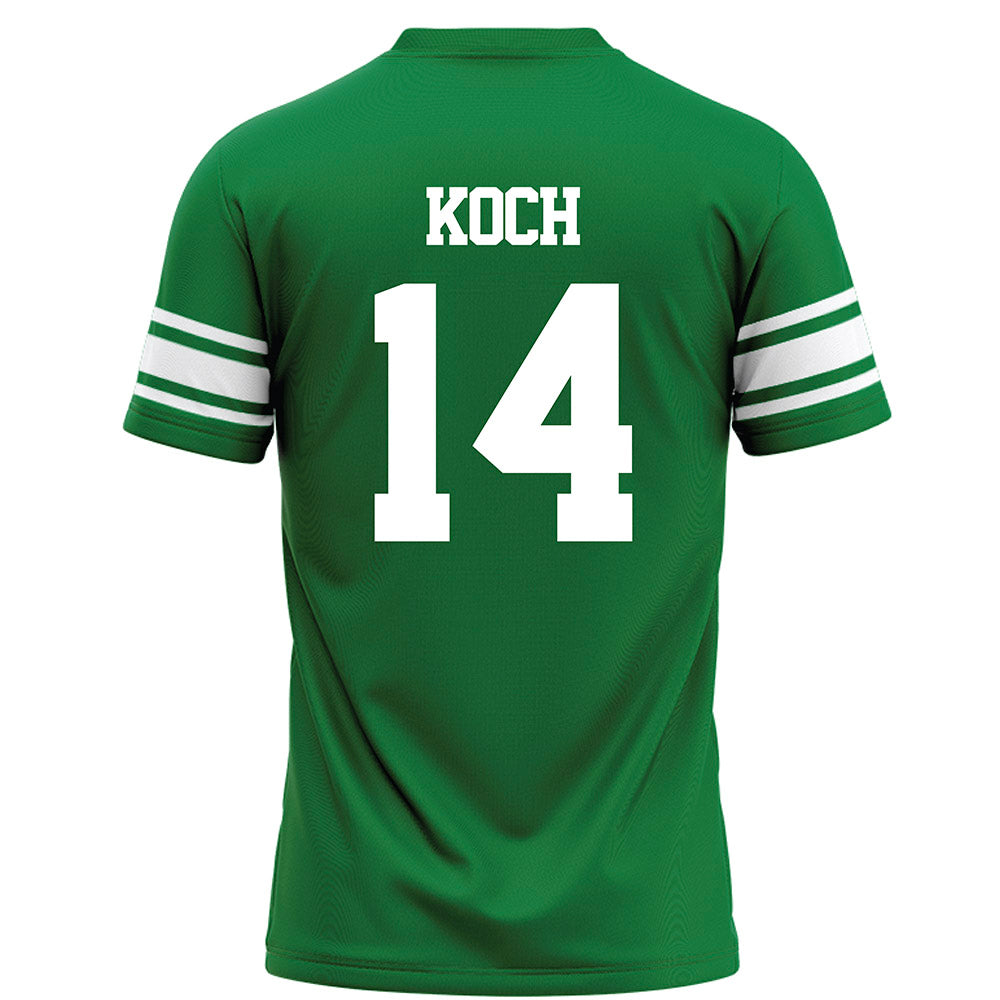 North Texas - NCAA Football : Kyle Koch - Green Football Jersey-1