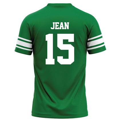 North Texas - NCAA Football : Andy Jean - Green Football Jersey-1