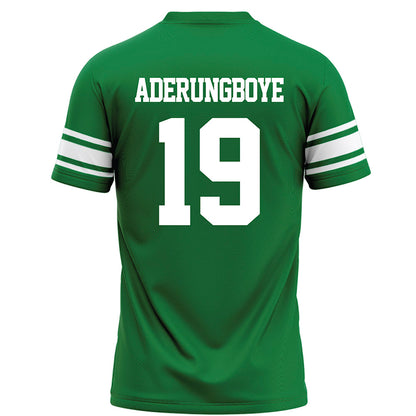 North Texas - NCAA Football : Victor Aderungboye - Green Football Jersey