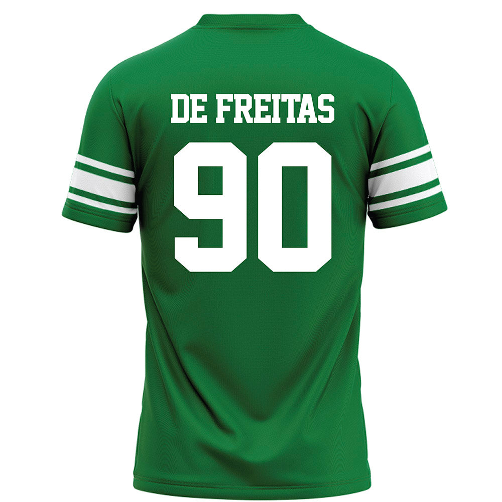 North Texas - NCAA Football : Dominic De Freitas - Green Football Jersey-1