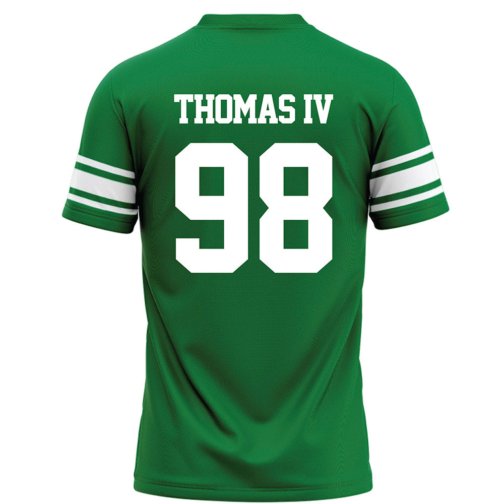 North Texas - NCAA Football : Curlee Thomas IV - Green Football Jersey-1