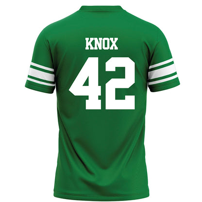 North Texas - NCAA Football : Brayden Knox - Green Football Jersey-1