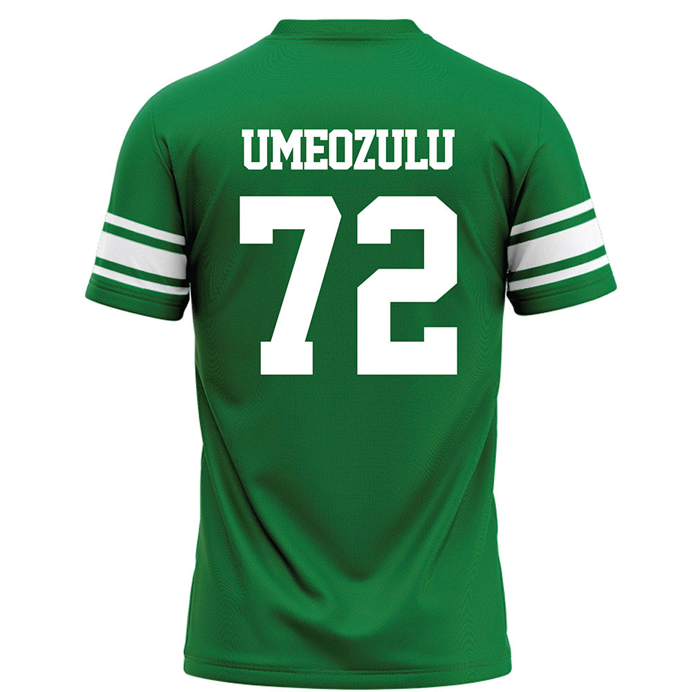 North Texas - NCAA Football : Neto Umeozulu - Green Football Jersey-1
