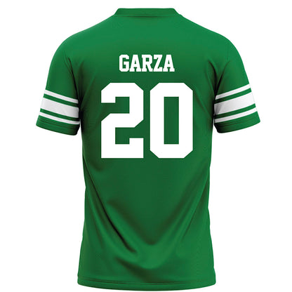 North Texas - NCAA Football : Bryce Garza - Green Football Jersey-1