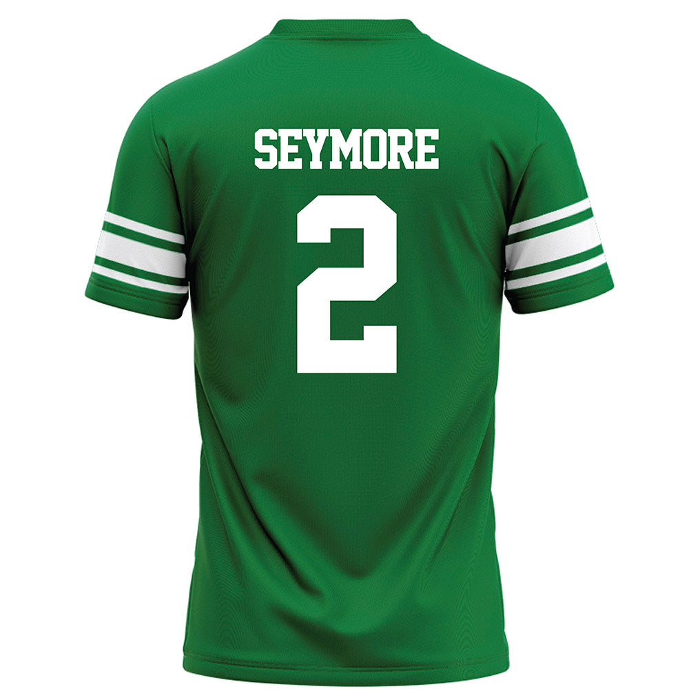 North Texas - NCAA Football : Taye Seymore - Green Football Jersey-1