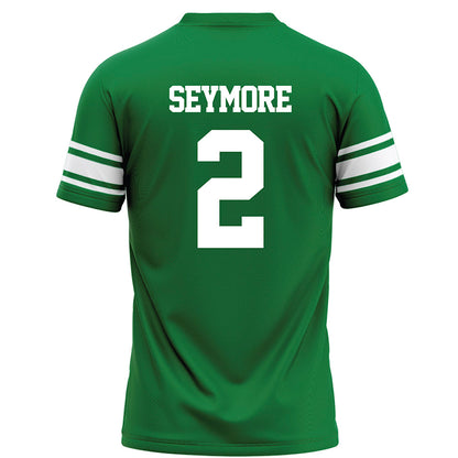 North Texas - NCAA Football : Taye Seymore - Green Football Jersey-1