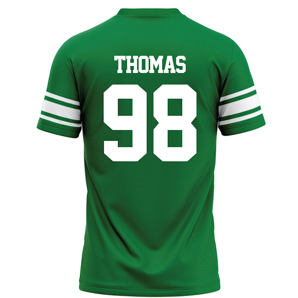 North Texas - NCAA Football : Curlee Thomas - Green Football Jersey-1