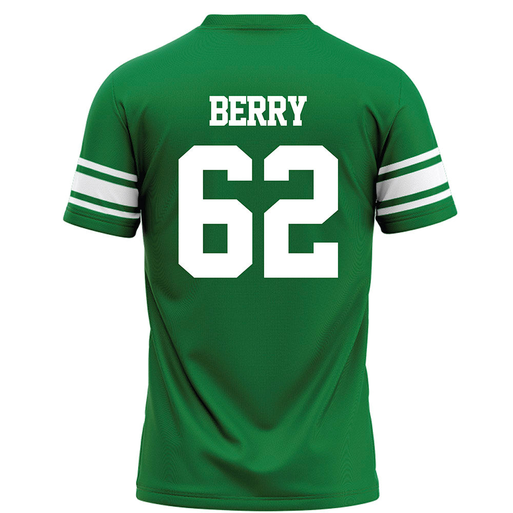 North Texas - NCAA Football : Amarion Berry - Green Football Jersey-1