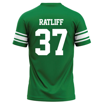 North Texas - NCAA Football : Ian Ratliff - Green Football Jersey-1