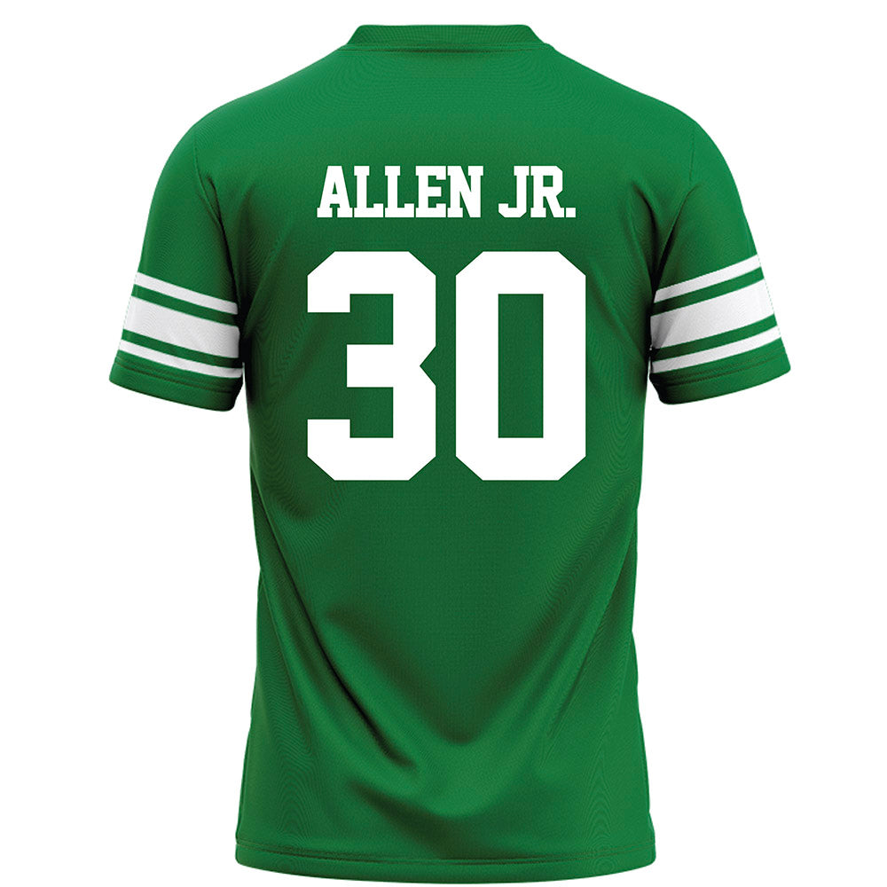 North Texas - NCAA Football : BJ Allen Jr. - Green Football Jersey-1