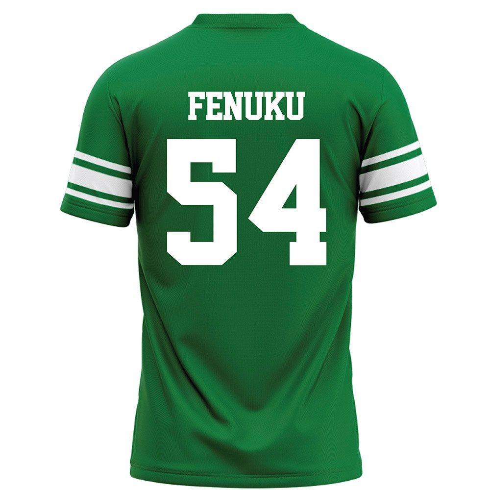 North Texas - NCAA Football : Henry Fenuku - Green Football Jersey-1