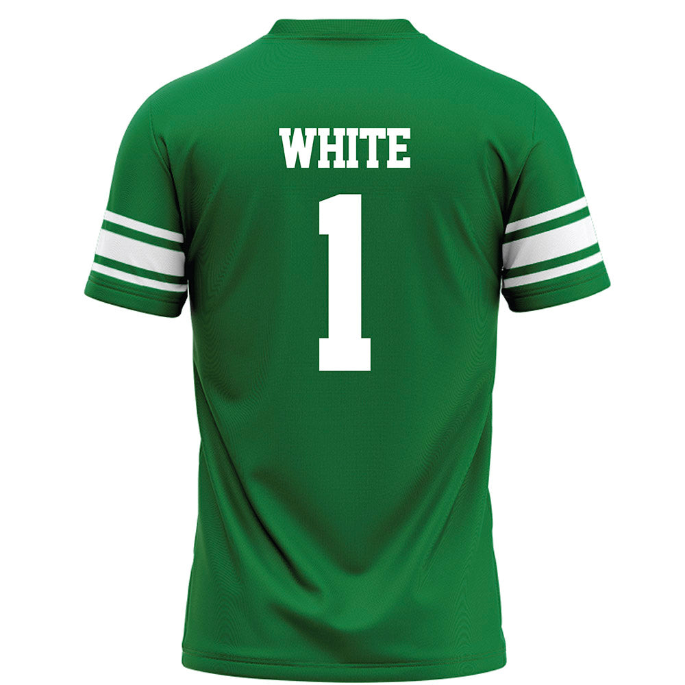 North Texas - NCAA Football : Jahiem White - Green Football Jersey-1