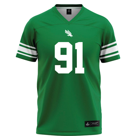 North Texas - NCAA Football : Davion Rhodes - Green Football Jersey-0