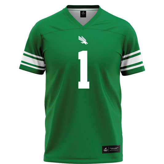 North Texas - NCAA Football : Jahiem White - Green Football Jersey-0