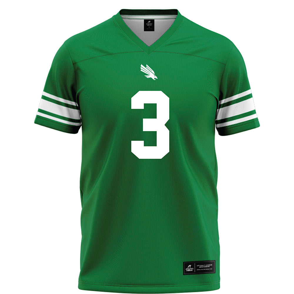 North Texas - NCAA Football : Zakye Barker - Green Football Jersey-0