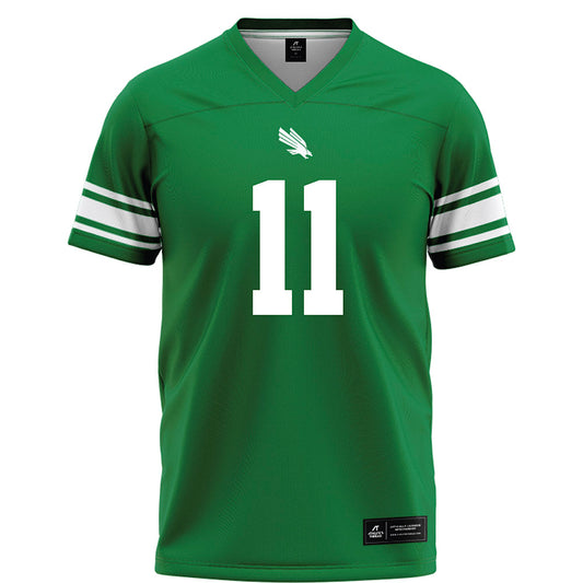 North Texas - NCAA Football : Steven Curtis - Green Football Jersey-0
