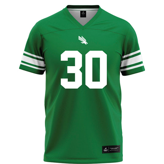 North Texas - NCAA Football : BJ Allen Jr. - Green Football Jersey-0