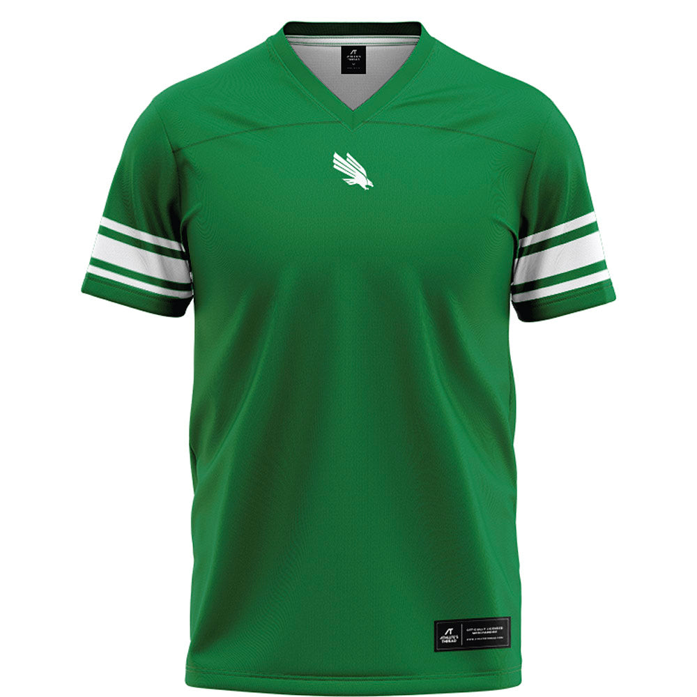 North Texas - NCAA Football : Luke Crudgington - Green Football Jersey-0