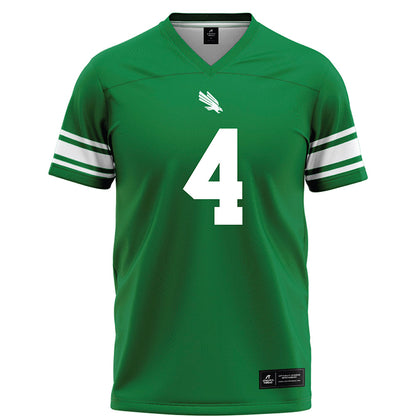 North Texas - NCAA Football : CJ Coombes - Green Football Jersey-0