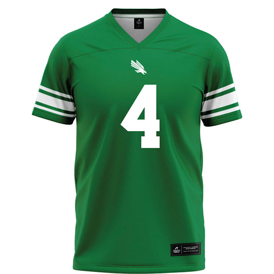 North Texas - NCAA Football : CJ Coombes - Green Football Jersey-0
