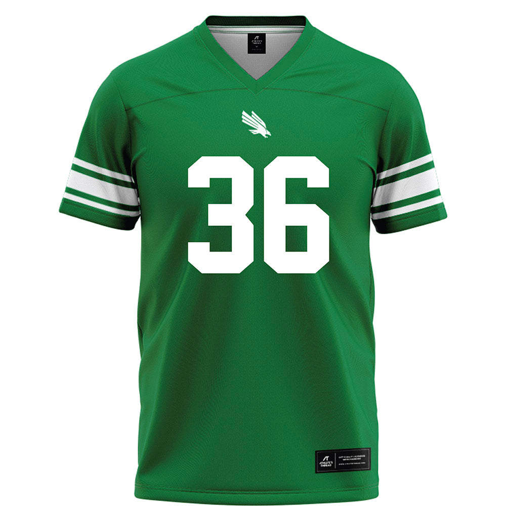 North Texas - NCAA Football : Jaden Manning - Green Football Jersey-0