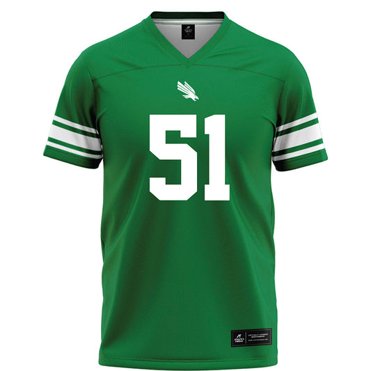 North Texas - NCAA Football : Keelene Bradley - Green Football Jersey-0