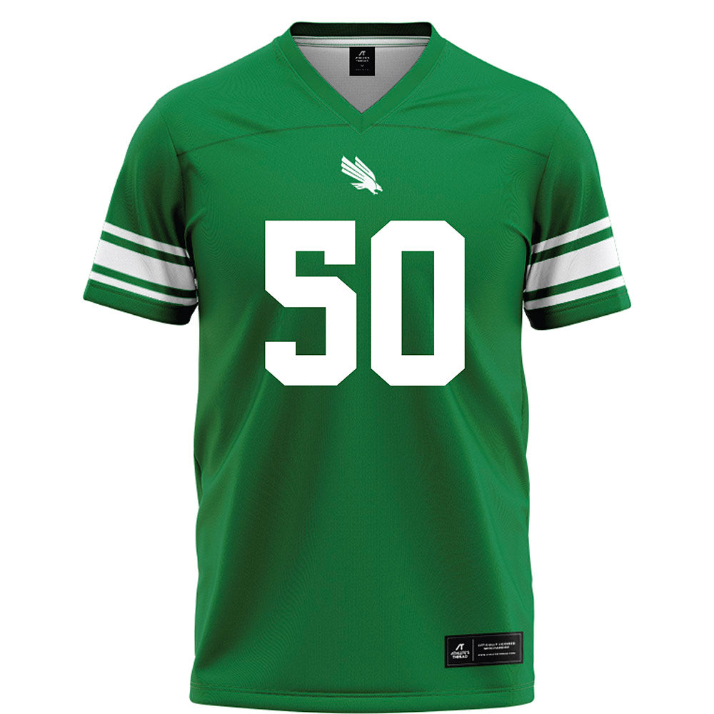 North Texas - NCAA Football : Jahzari Priester - Green Football Jersey-0