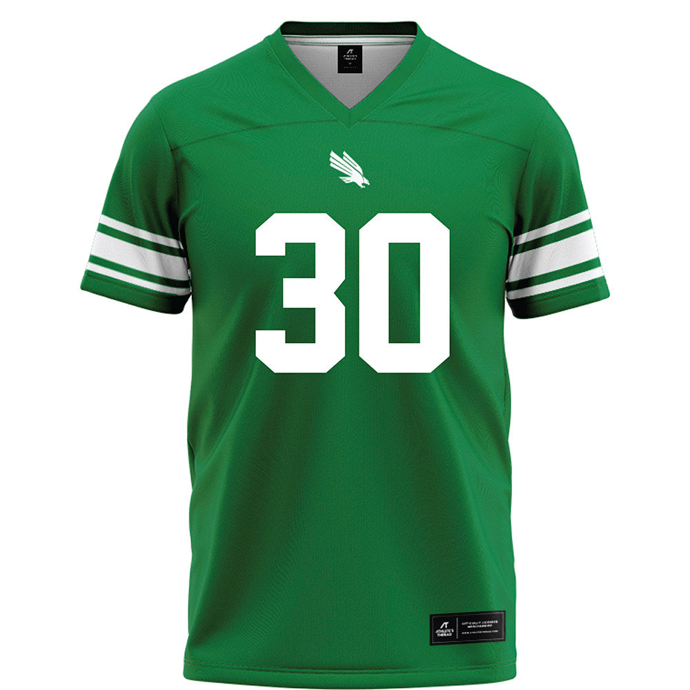 North Texas - NCAA Football : Chantz Johnson - Green Football Jersey-0