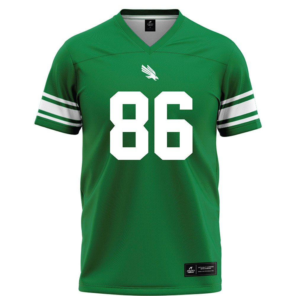 North Texas - NCAA Football : Zach Yang - Green Football Jersey-0