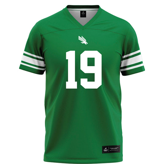 North Texas - NCAA Football : Grayson OBara - Green Football Jersey-0