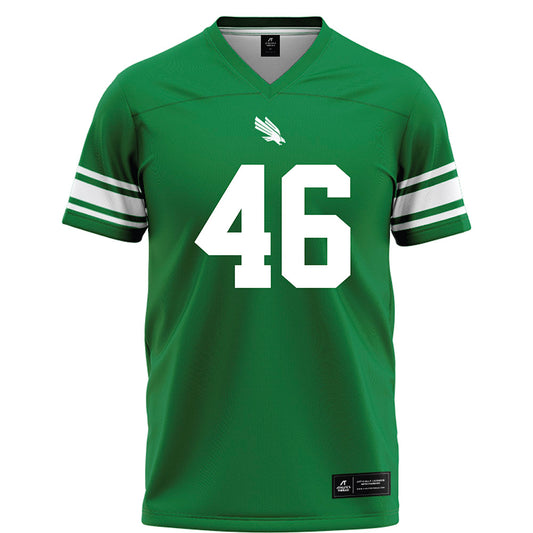 North Texas - NCAA Football : Miguel Arenas - Green Football Jersey-0
