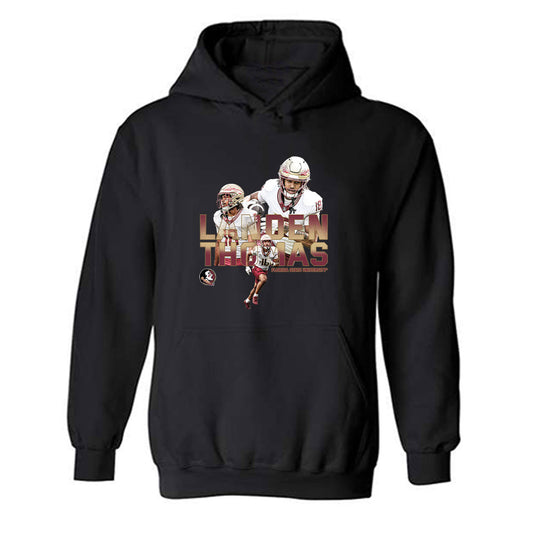 FSU - NCAA Football : Landen Thomas - Hooded Sweatshirt Player Collage