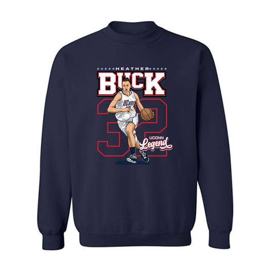 UConn - Womens Basketball Legends : Heather Buck - Crewneck Sweatshirt