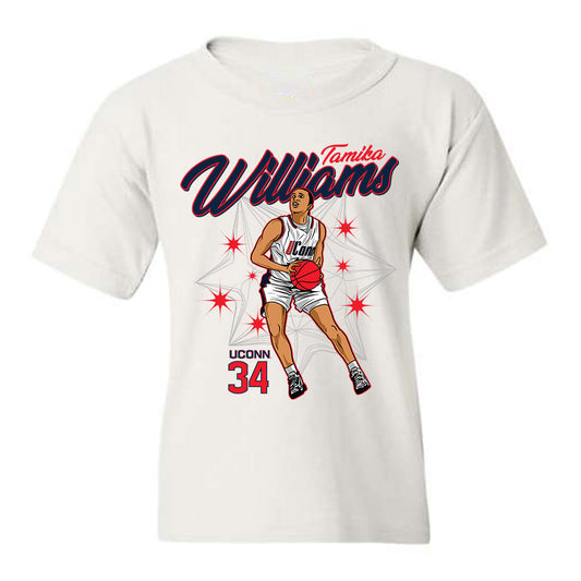 UConn - Womens Basketball Legends : Tamika Williams-Jeter - Youth T-Shirt