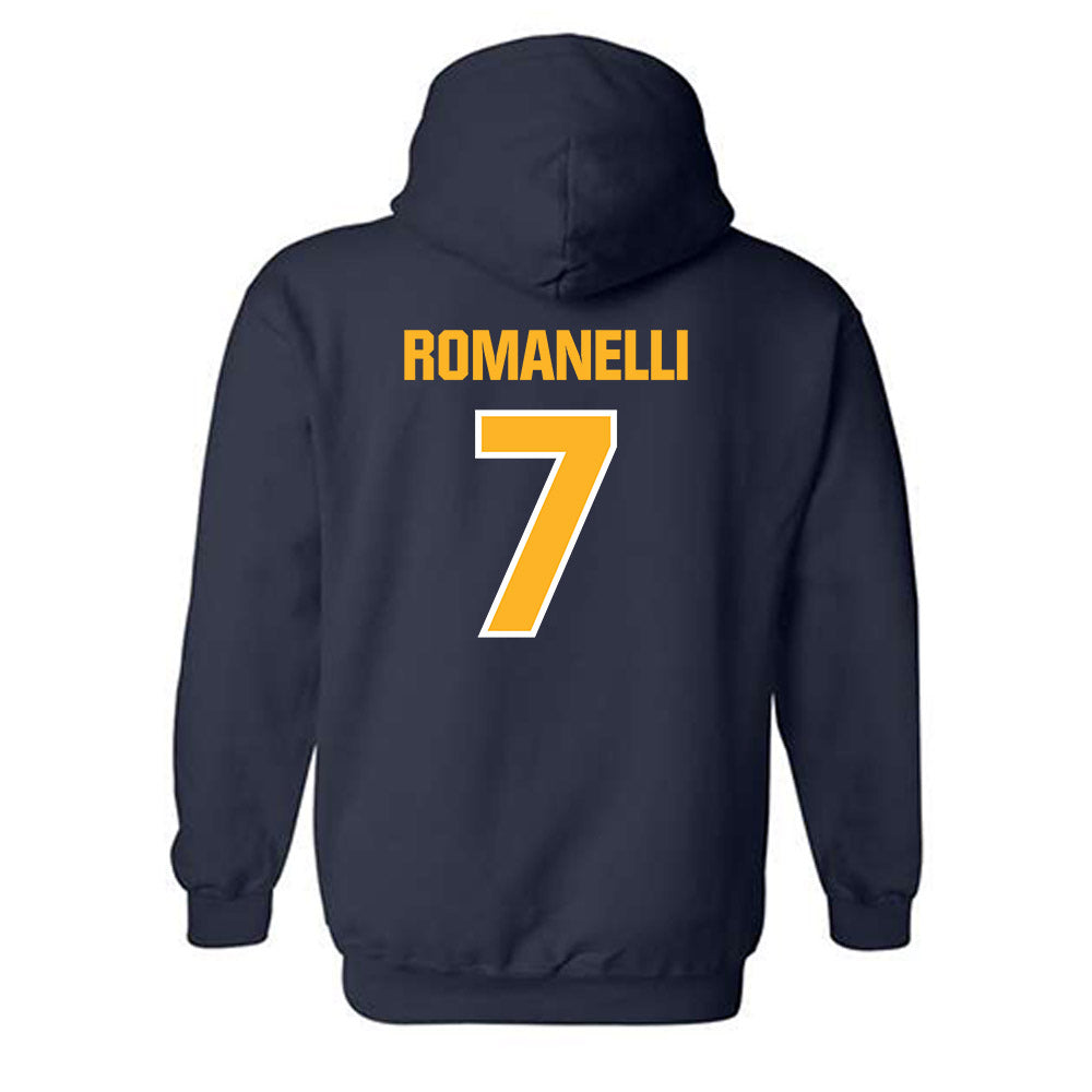  - NCAA Women's Lacrosse : Alexie Romanelli - Classic Shersey Hooded Sweatshirt-1