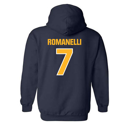  - NCAA Women's Lacrosse : Alexie Romanelli - Classic Shersey Hooded Sweatshirt-1