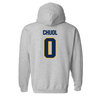 UW Eau Claire - NCAA Football : Yaach Chuol - Classic Shersey Hooded Sweatshirt-1