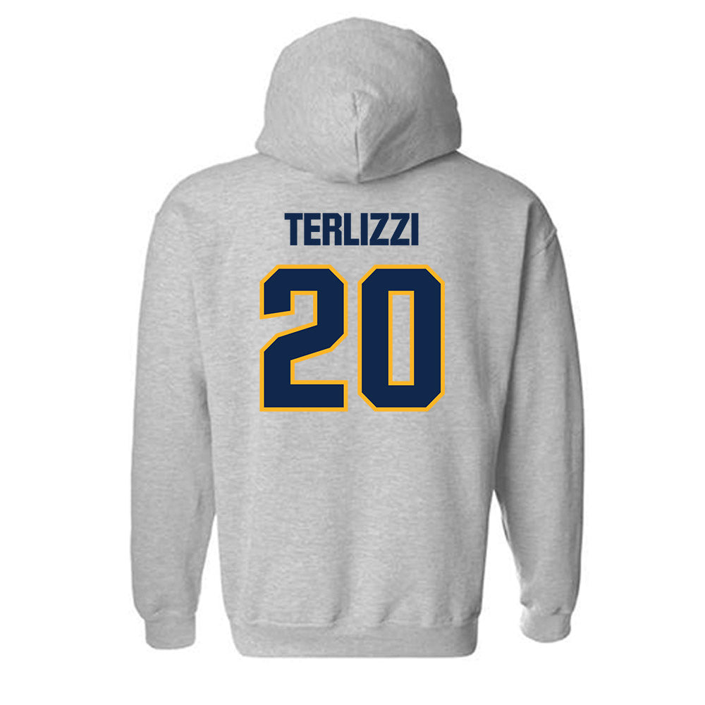 UW Eau Claire - NCAA Football : LJ Terlizzi - Classic Shersey Hooded Sweatshirt-1
