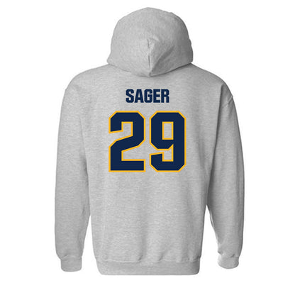 UW Eau Claire - NCAA Football : DeShaun Sager - Classic Shersey Hooded Sweatshirt-1