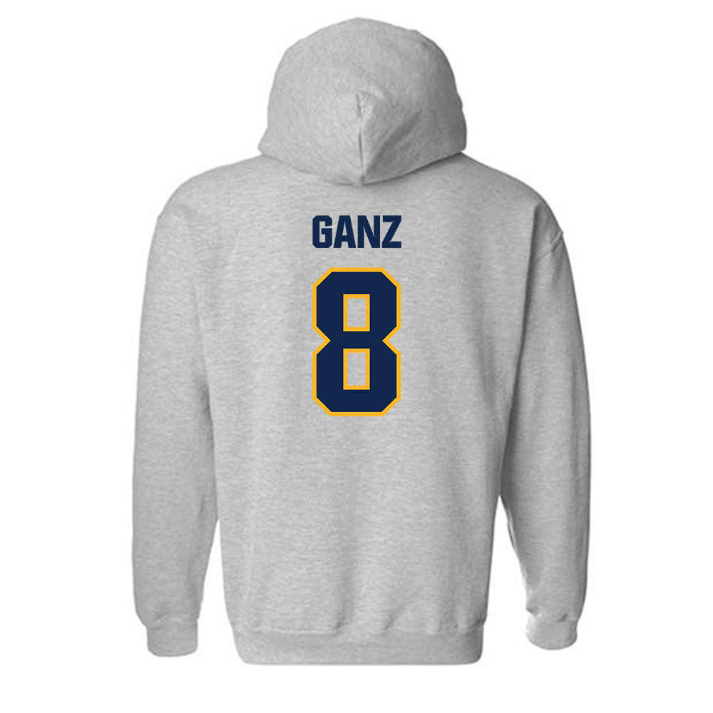 UW Eau Claire - NCAA Men's Ice Hockey : Logan Ganz - Classic Shersey Hooded Sweatshirt-1