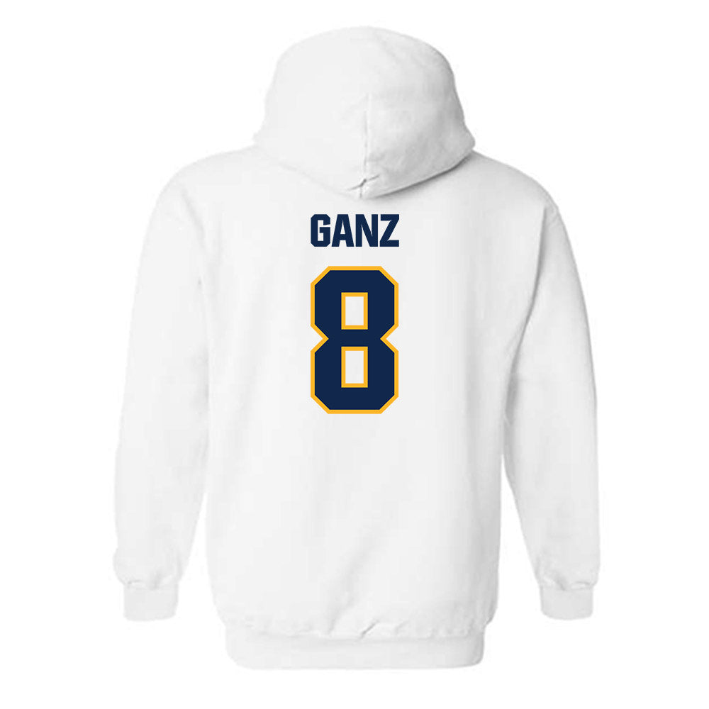 UW Eau Claire - NCAA Men's Ice Hockey : Logan Ganz - Classic Shersey Hooded Sweatshirt-1