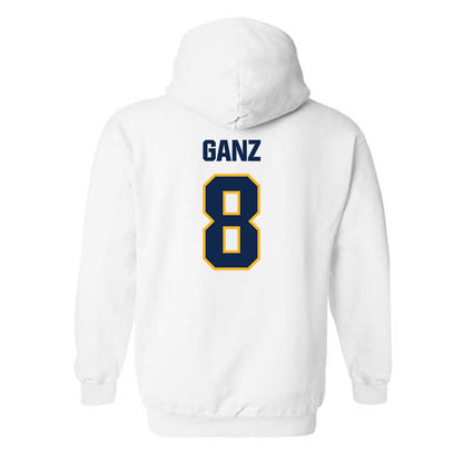 UW Eau Claire - NCAA Men's Ice Hockey : Logan Ganz - Classic Shersey Hooded Sweatshirt-1