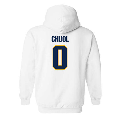 UW Eau Claire - NCAA Football : Yaach Chuol - Classic Shersey Hooded Sweatshirt-1